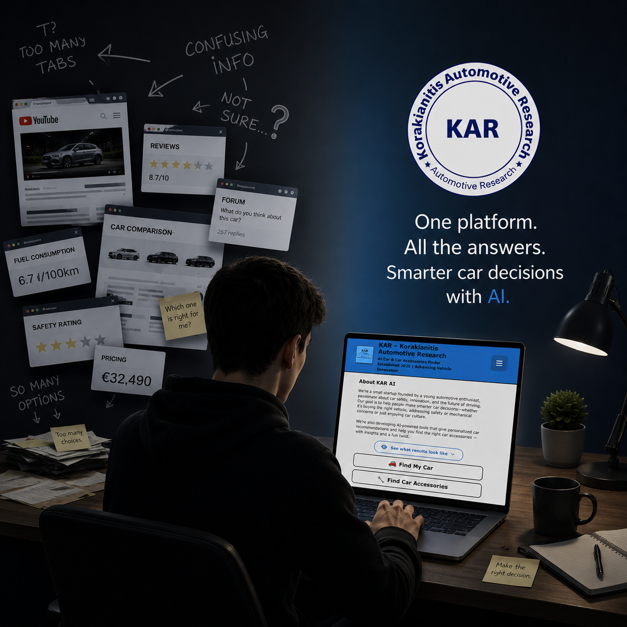 One platform. All the answers. Smarter car decisions with AI — KAR